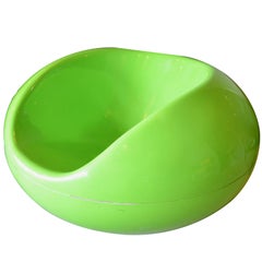 Eero Aarnio Green Fiberglass Pastil Chair