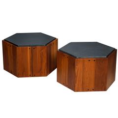 Vintage Pair of Side Tables by Philip Lloyd Powell, USA, 1960