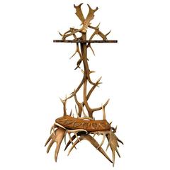 French 19th Century Black Forest Antler Gun Rack 1