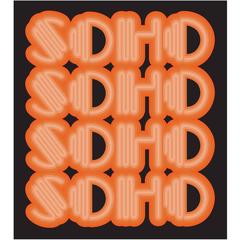 Soho Print 'Orange' by Ben Eine