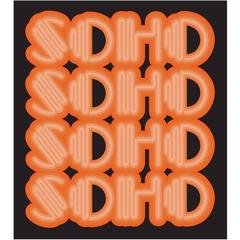 Soho Print 'Orange' by Ben Eine 12