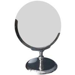 Miroir de coiffeuse ou de maquillage vintage avec mécanisme pivotant de Charles Hollis Jones