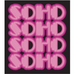 "SOHO" Print Pink by Ben Eine