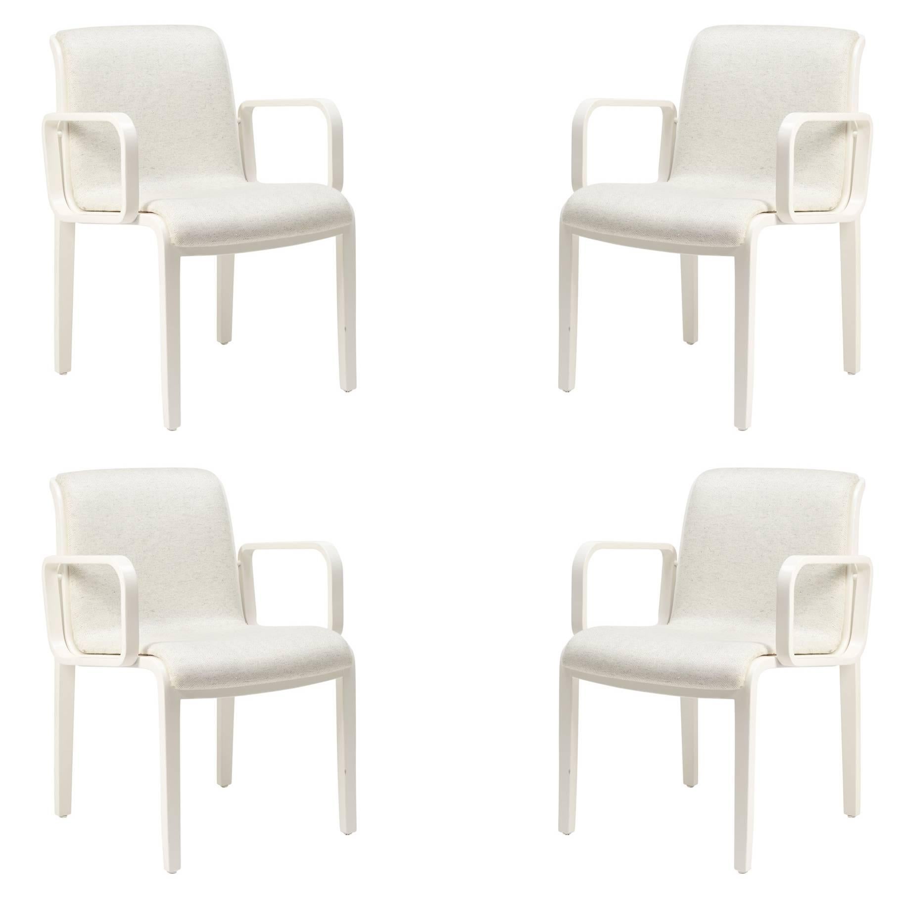 Set of Four Bill Stephens for Knoll Armchairs