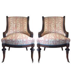 Used 17th Century Victorian Walnut Nursing Chairs