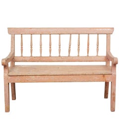 19th Century Small Country Bench