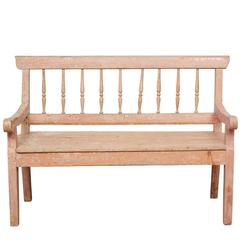 19th Century Small Country Bench 1