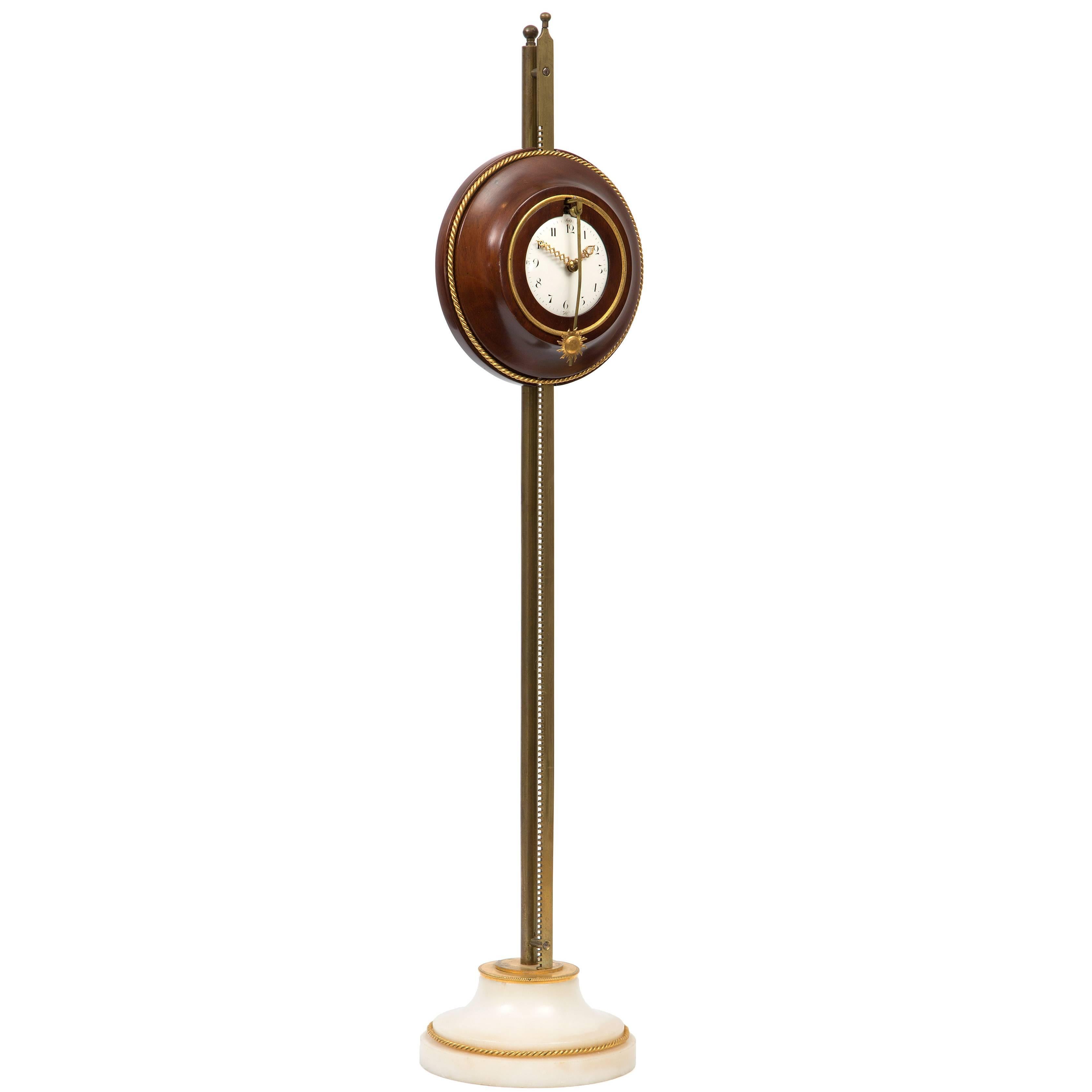 French 18th Century Table Rack Clock, circa 1780 For Sale