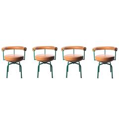 Corbusier & Charlotte Perriand Set of Four Lc7