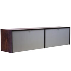 Very Exclusive Rosewood Cabinet by Florence Knoll with Unique Features