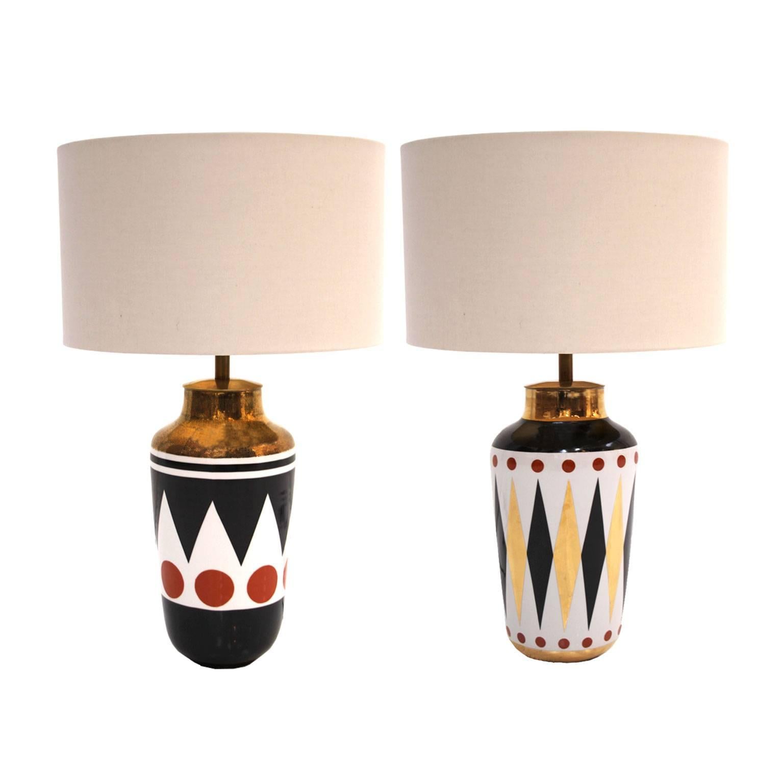 Pair of Table Lamps by Frederic de Lucas