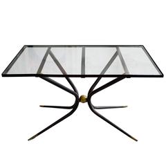 Jacques Adnet Style French Coffee Table