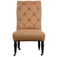 Chic Napoleon III Tufted Chauffeuse 8