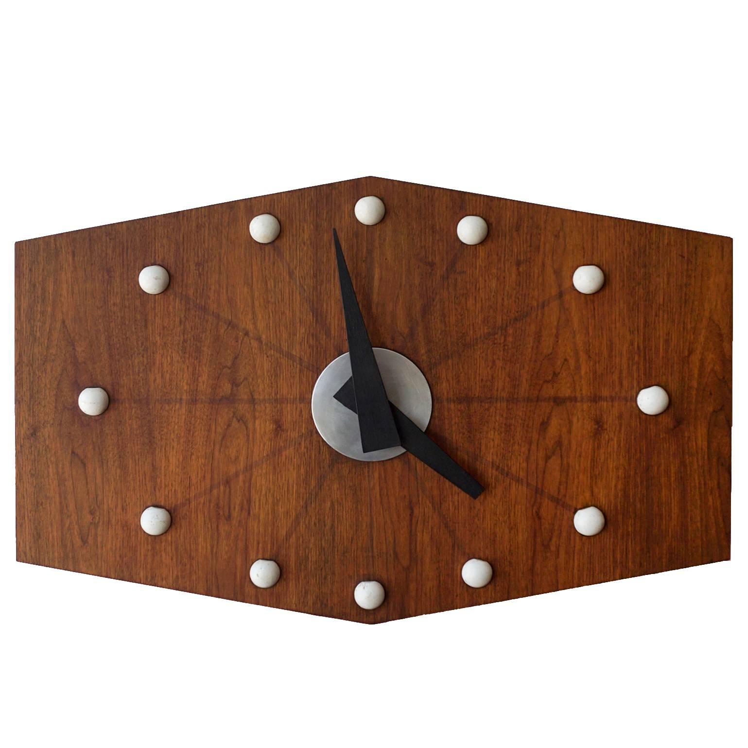 Large-Scale 1950s Wall Clock