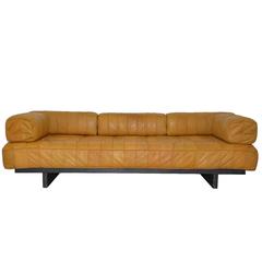 Vintage Swiss De Sede DS 80 leather Daybed, 1960s 6