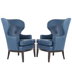 Early Wingback Chairs by Edward Wormley for Dunbar, circa 1940s