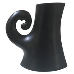 Rosenthal Studio-Line Black Sculptural Ceramic Pitcher