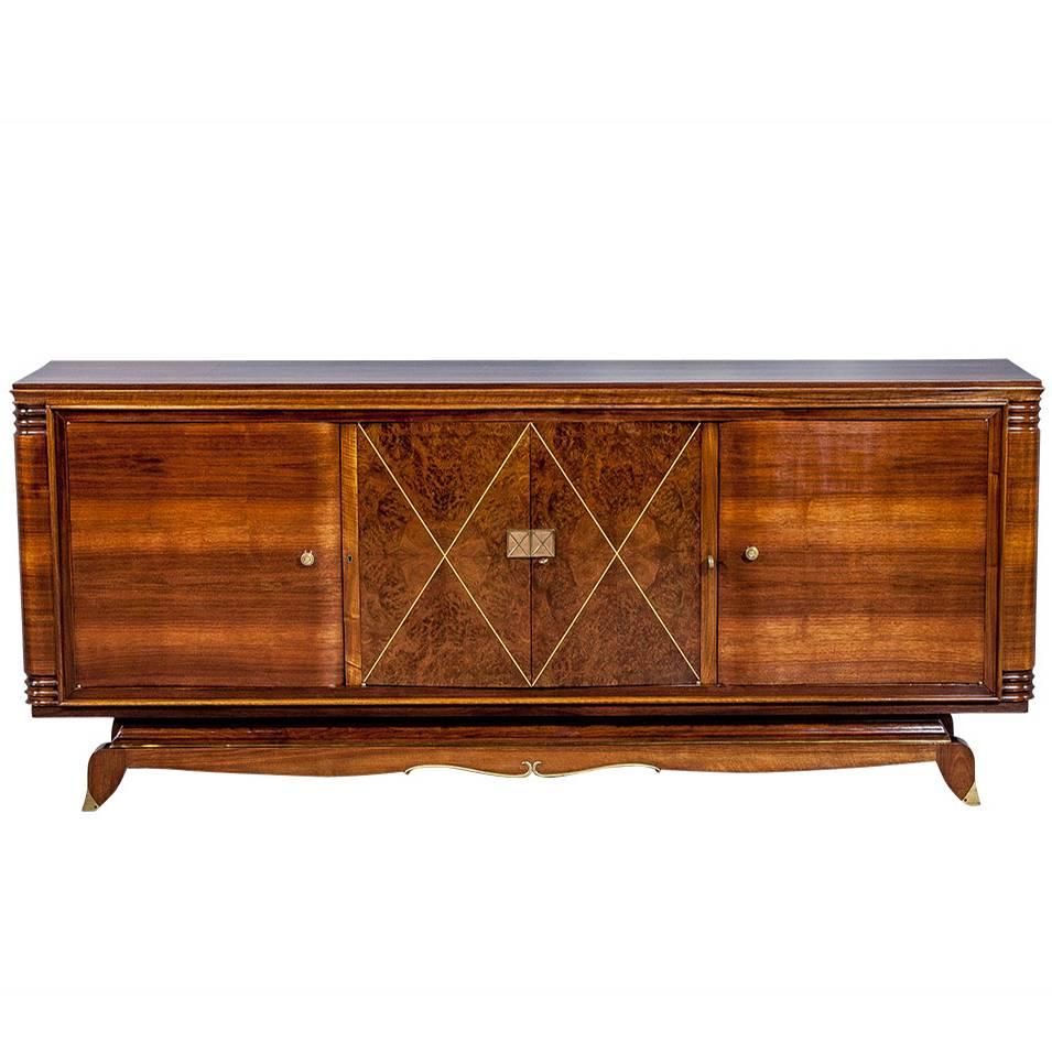 French Art Deco Sideboard Attributed to Jules Leleu