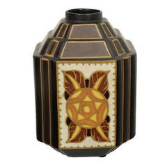 Boch Ceramic Vase by Catteau 5
