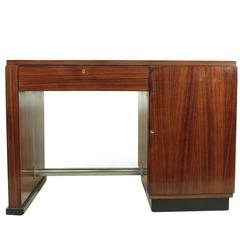 Art Deco Desk in Rosewood, French, circa 1930 1