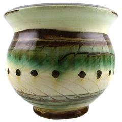 Kähler, Denmark, Glazed Stoneware Vase, circa 1940s