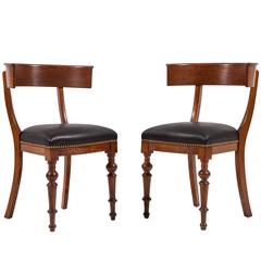 Pair of Danish Klismos Chairs