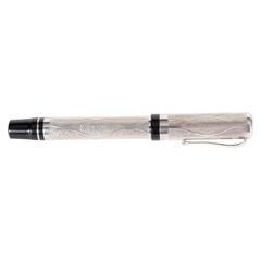 Montegrappa Limited Edition Cosmopolitan Baroque Sterling Silver Fountain Pen