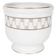 Art Deco Style Limoges Cachepot "Century" by Tiffany & Co