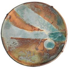 Madoura, Very Large Ceramic Platter Attributed to Suzanne Ramie, Vallauris