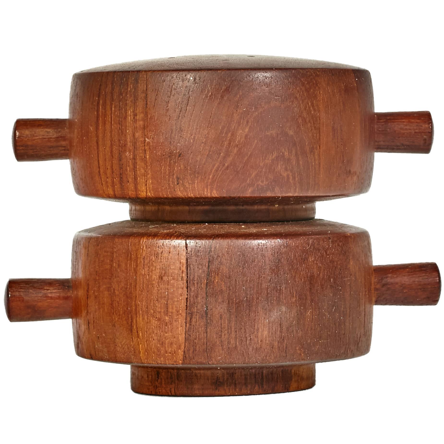 Dansk Denmark Teak Salt and Pepper Mill by Jens Quistgaard
