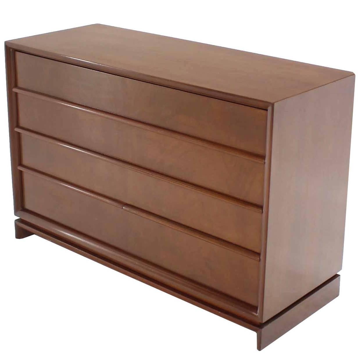 Mid-Century Modern Four-Drawer Chest Dresser