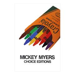 1970s Pop Art Crayola Poster Mickey Myers