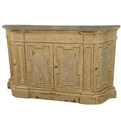 Italian 19th Century Credenza in Painted Wood
