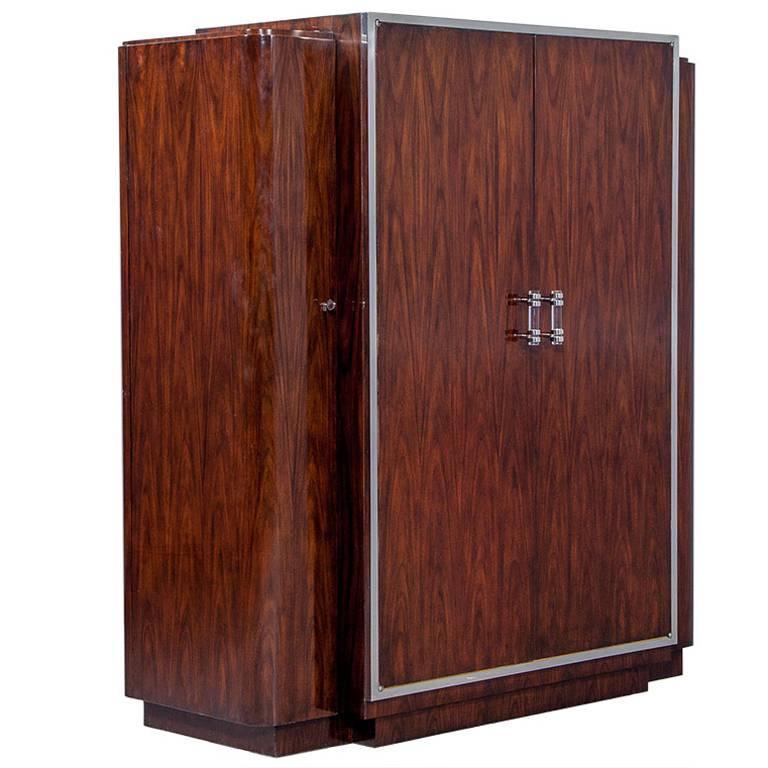 Art Deco Styled Duke Mahogany Wardrobe