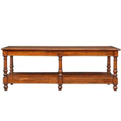 18th Century Country Walnut Farm Table 9