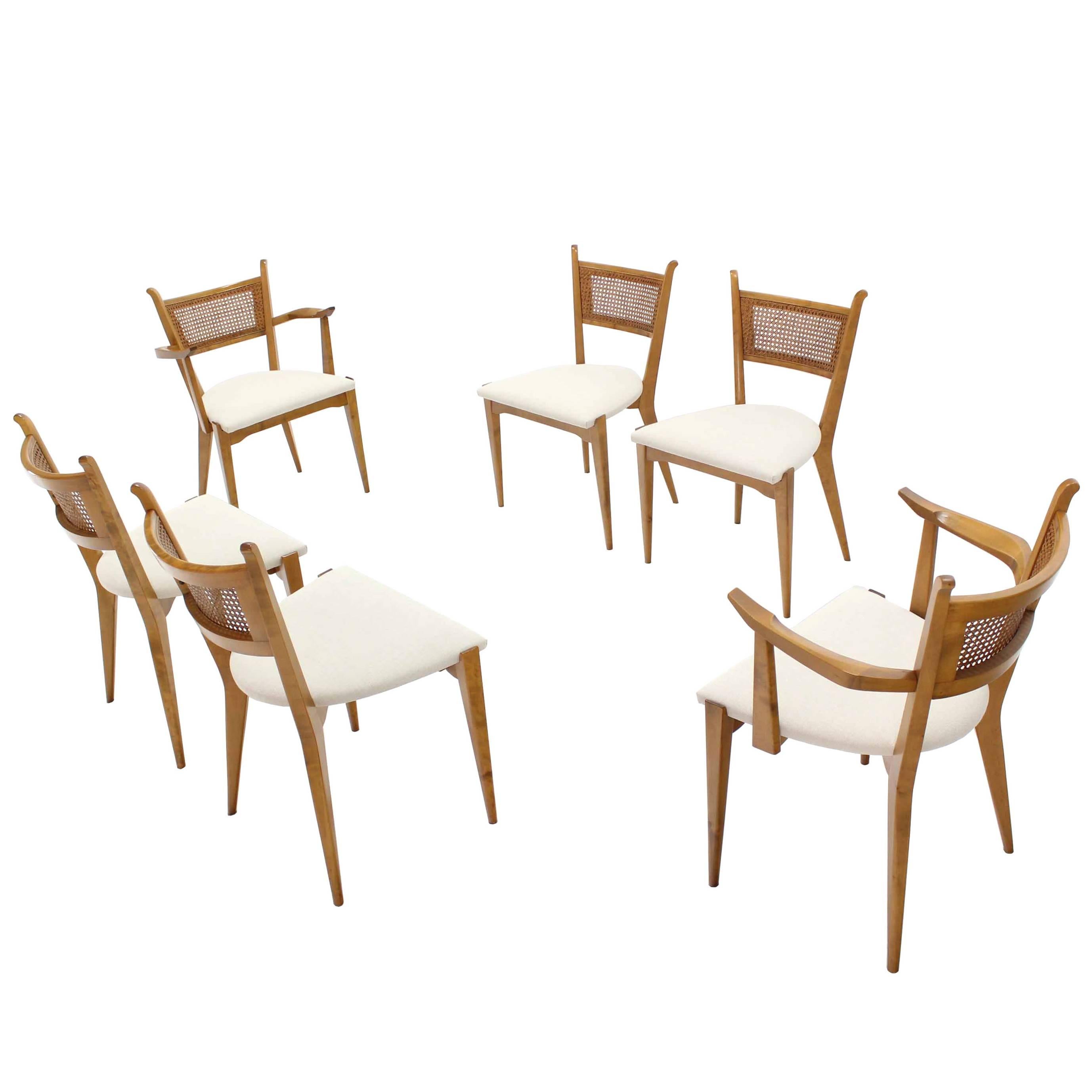 Set of Six Mid-Century Swedish Modern Dining Chairs by Edmund Spence For Sale