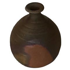 20th Century Bizen Sake Tokkuri by Fujiwara Yu