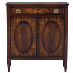 Mahogany Cabinet with Beautiful Marquetry Motifs