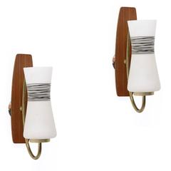 Pair of Scandinavian Wall Lights by Garder Lys, 1960s 11
