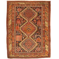 Antique Caucasian Shirvan Rug