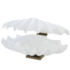 Rare Rougier Scallop Shaped Table Lamp, Canada, 1970s