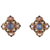 Pair of Earrings with Amethyst by Diego Percossi Papi For Sale at 1stDibs