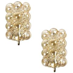 Champagne Bubble Glass Sconces by Helena Tynell