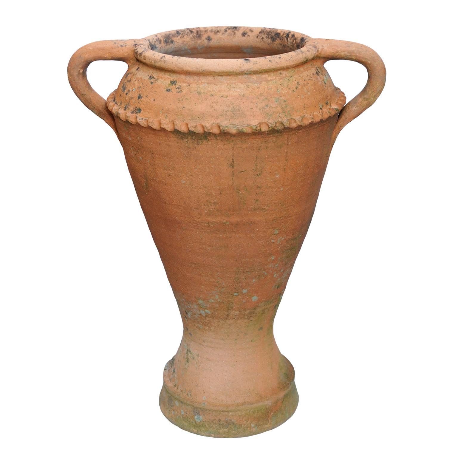 Large Late 19th Century Greco/Roman Style Terracotta Olive Jar, circa 1880 For Sale