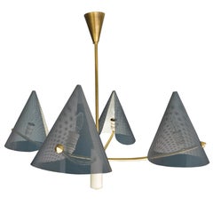 Lustre de style Mathieu Matgot