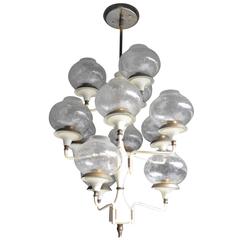 Italian Chandelier in the Style of Stilnovo 9