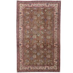 Vintage Persian Tabriz Gallery Rug with Arabesque Art Nouveau Style 4
