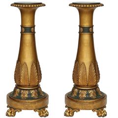 Pair of Italian 19th Century Neoclassical St. Giltwood Pedestals 7