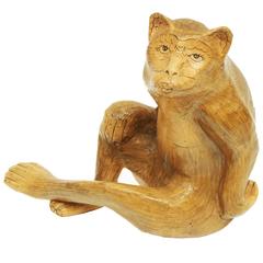 1960s Papier Mâché Folk Art Monkey Sculpture 4