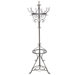 Wrought Iron Hat or Coat Stand